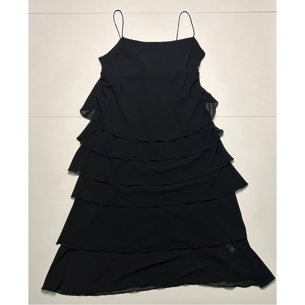 Elegant Black Layered Dress